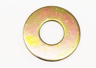 Желтые гальванизированные шайбы металла круга Din125 плоские