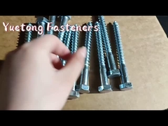 Гальванизированный цинк деревянного винта головы наговора зданий Din571 белый покрыл