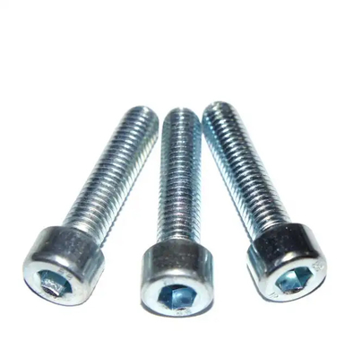 Крепления Hex Socket болт Углеродистая сталь белый цинк 8.8 класс полный нить DIN 912