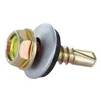 Железный цвет Цинк Шестиугольный сверла хвост Самонажатие винтовой Dovetail