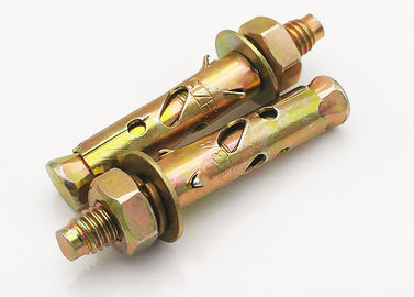Желтый / белый цинковый якорь Anchor Bolt Antiskid Shark Fin Type M6 цинковый якорь