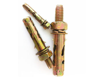Желтый / белый цинковый якорь Anchor Bolt Antiskid Shark Fin Type M6 цинковый якорь