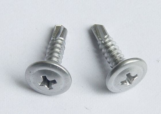 Нержавеющая сталь круглая крыша головы Huasi с подушкой большая плоская голова сверло хвост M4.2