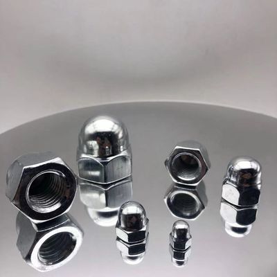 DIN1587 Купольные орехи с шестиугольной крышкой Купольные орехи с цинковой крышкой