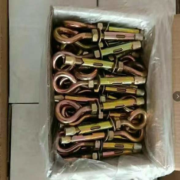 Желтым покрытые цинком анкерные болты металла, рукав анкерного болта стали углерода